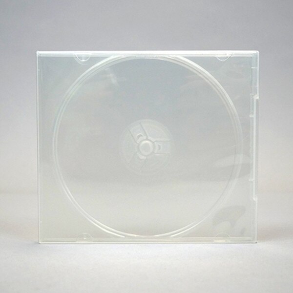Clear poly Single Slimline CD Case.